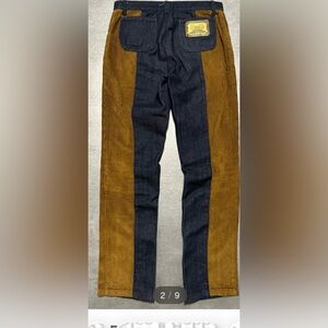 D&G 
Dolce & Gabbana Brut Denim Jeans & Velvet Hybride Pants